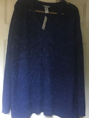 Catherine’s blue sweater -Made in USA